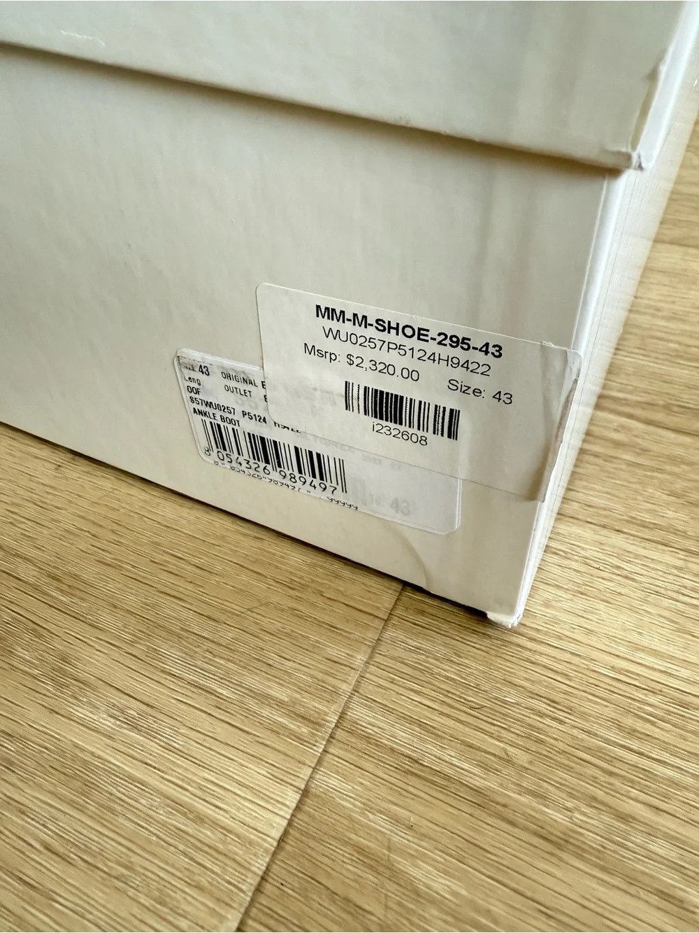 Maison Martin Margiela White Puffer Snow Boots